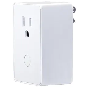 15 Amp 120 Volt Z-Wave Smart Plug Outlet Module White