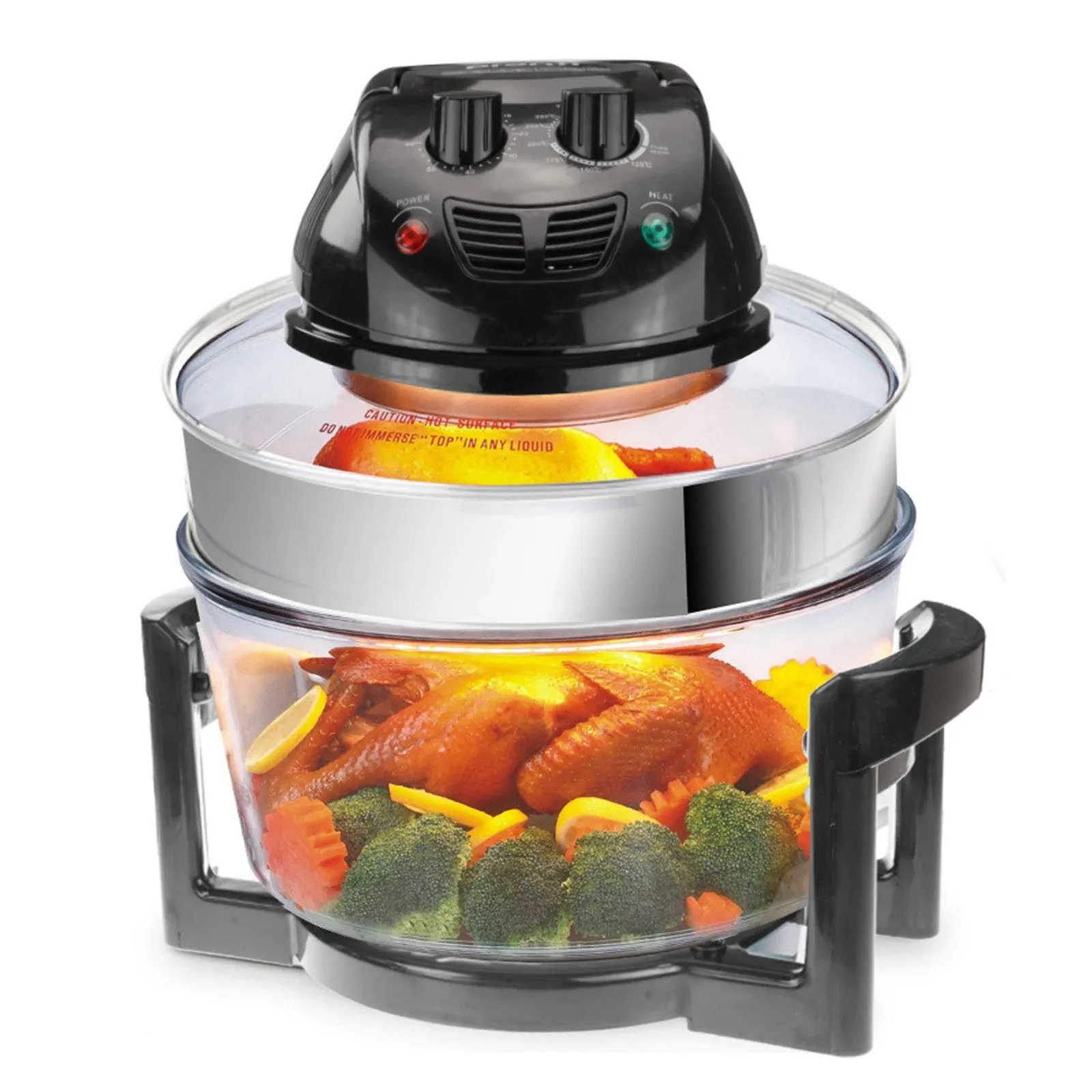 17L Halogen Convection Oven with Extender Ring & Timer - Pronti