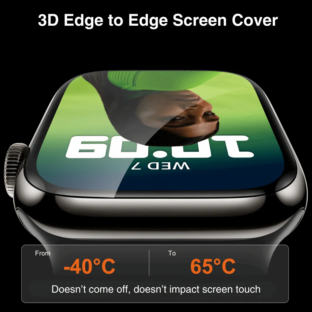 3D Nanoflex Glass Screen Protector for Apple Watch