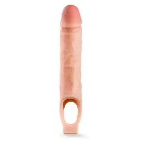 7.5-inch Blush Novelties Flesh Pink Penis Extender with Veined Shaft