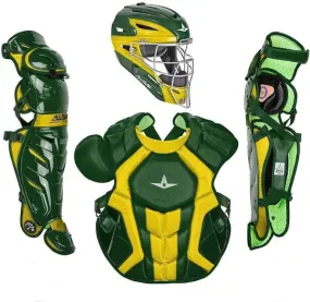 All Star S7 (NOCSAE) Green/Yellow- Catcher's Set