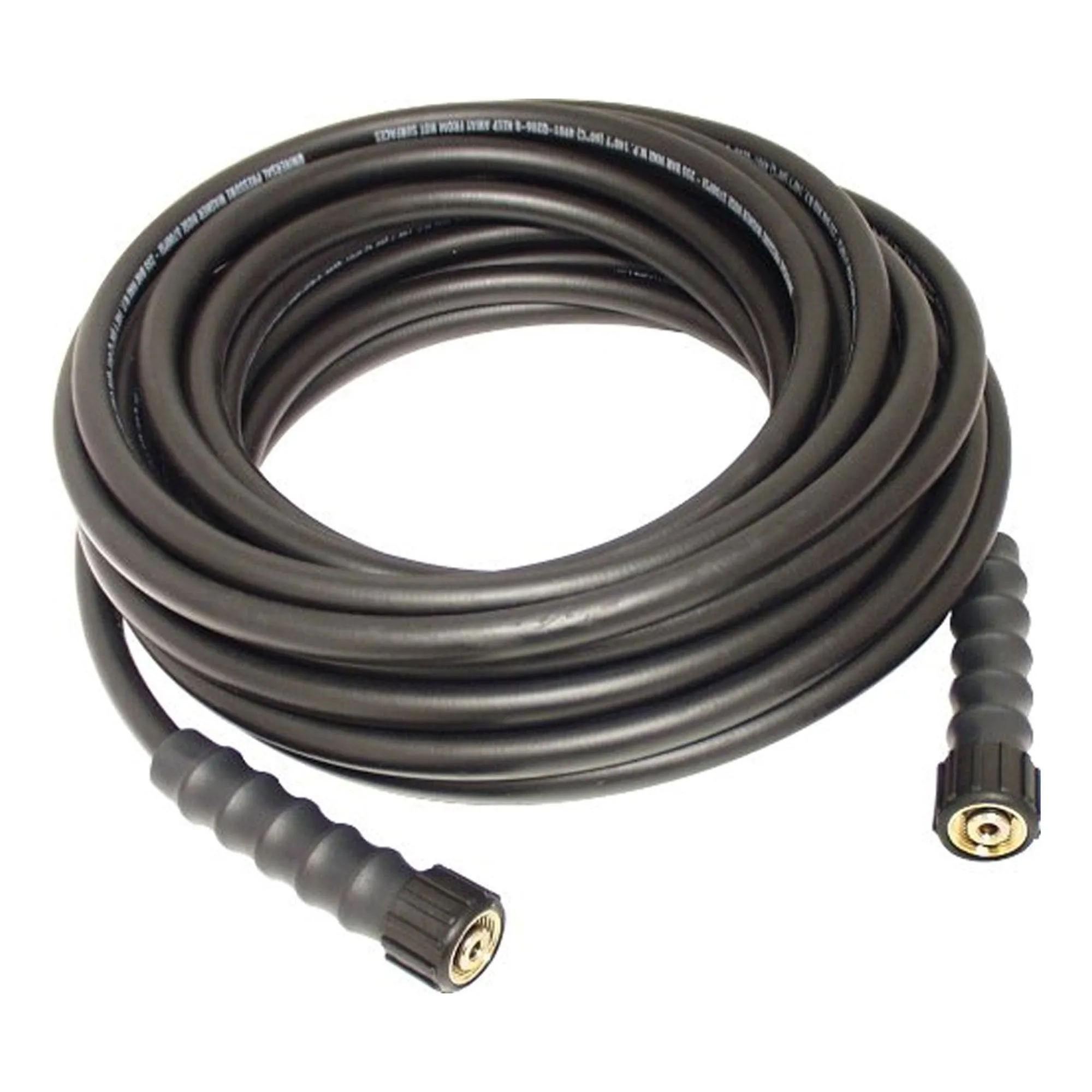 Apache 10085591 5/16 Inch 3700 psi Thermoplastic Pressure Washer Hose, Black