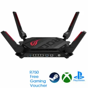 ASUS ROG Rapture GT-AX6000 AiMesh Extentable WiFi 6 Gaming Router   Free Gaming Voucher