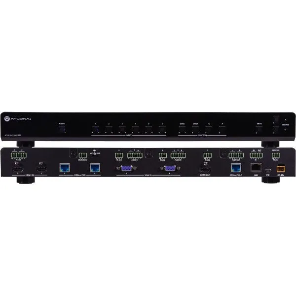 ATLONA AT-UHD-CLSO-612ED Multi-Format Switcher with Mirrored HDMI & HDBaseT Outputs