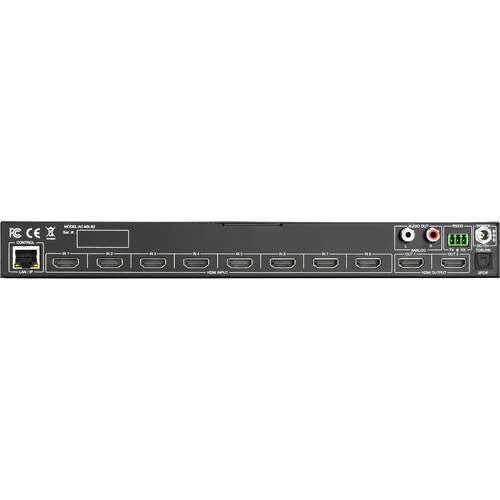 AVPro Edge AC-MX-82 8x2 HDMI 4K Matrix/Auto Switcher (Rackmount)