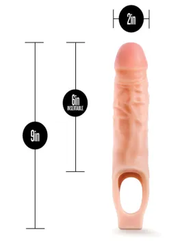 Blush 9" Silicone Cock Sheath - Flesh