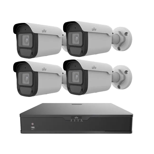 Bullet IP Camera Kit, 4MP, 4 Channel, SKU: EK-S31P4B44T1