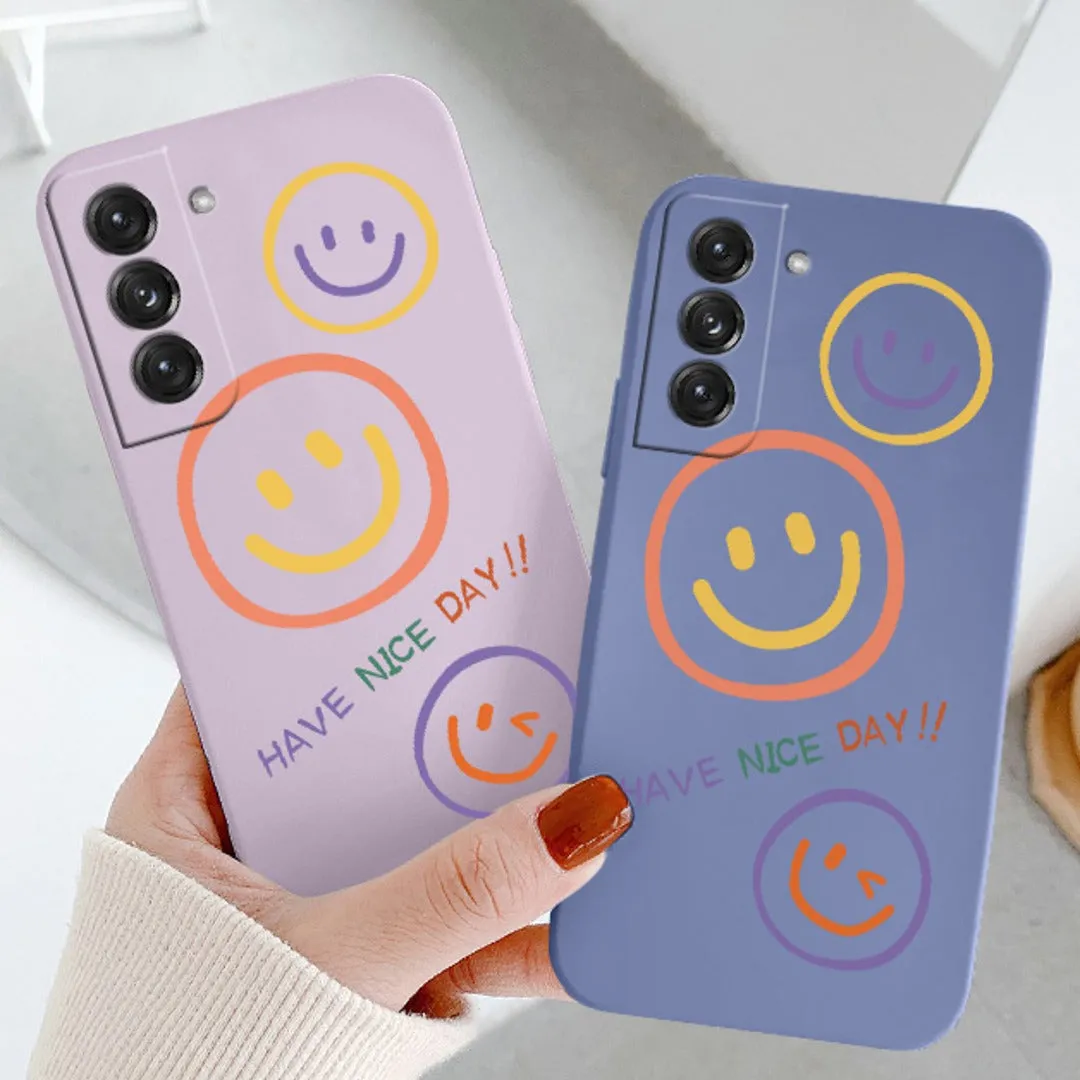 Colorful Cute Smiley Case - Samsung