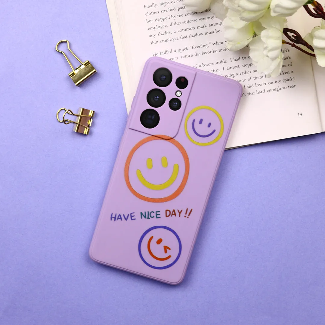 Colorful Cute Smiley Case - Samsung