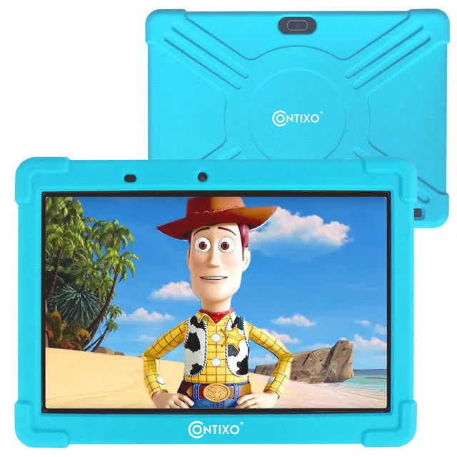 Contixo K101A-Blue 10 inch IPS Display Kids Tablet with 2GB RAM 16GB ROM Android 10