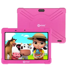 Contixo K101A-Pink 10" Kids Android 16GB 2GB RAM 1.5GHz Tablet, Pink