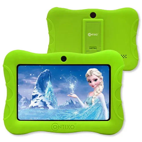 Contixo V9-3-32 7 Inch Kids Tablet, 2GB RAM 32 GB ROM, Android 10 Tablet, Green