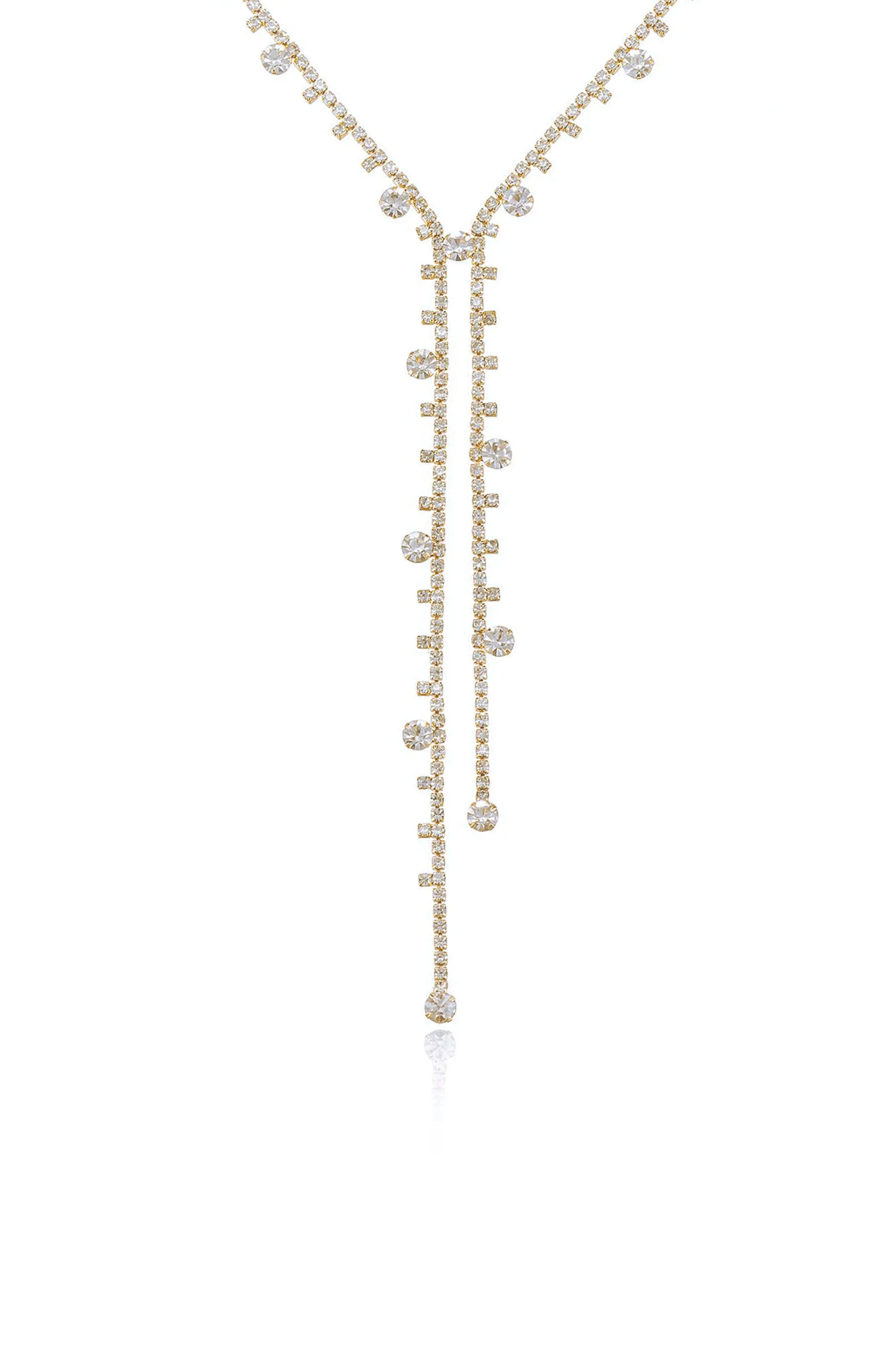 Delicate Crystal Lariat