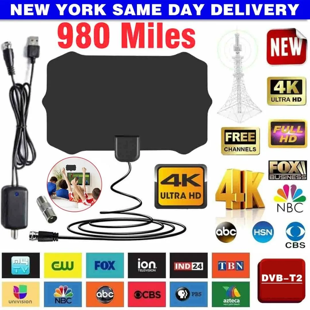 Digital Indoor Antenna - 980 Mile Coverage