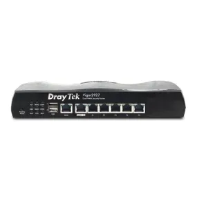 DrayTek Router Vigor 2927 Wired Router, Dual-WAN Load Router, Firewall, VPN, 5 Gigabit RJ45 LAN Ports