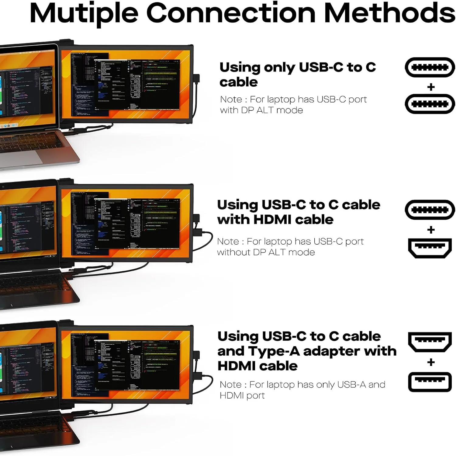 Duex Plus DS - 13.3" Lightweight Extension Monitor