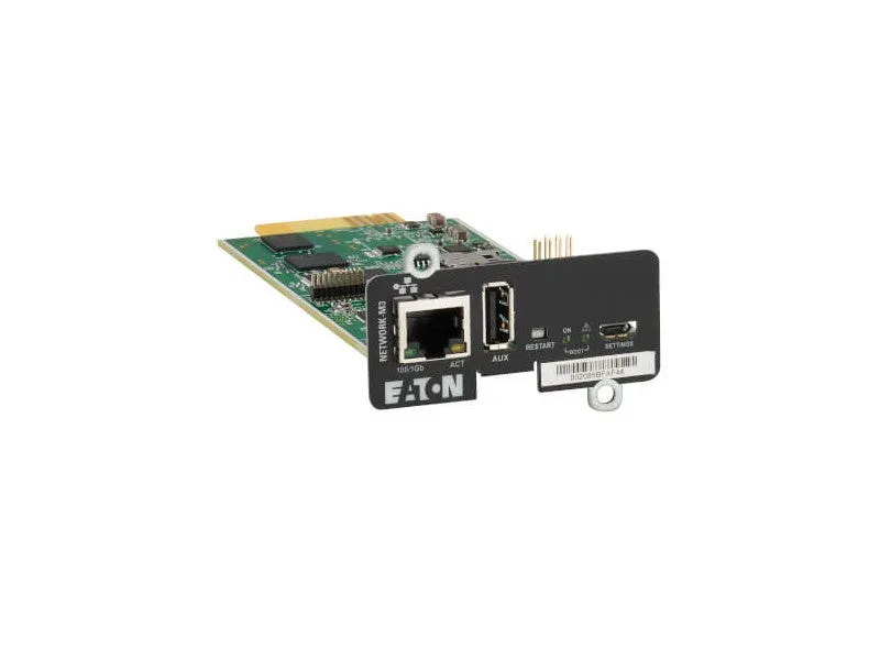 Eaton NETWORK-M3 Cybersecure Gigabit NETWORK-M3 Card for UPS and PDU - 1 Port(s) - 1 - Twisted Pair - 1000Base-T