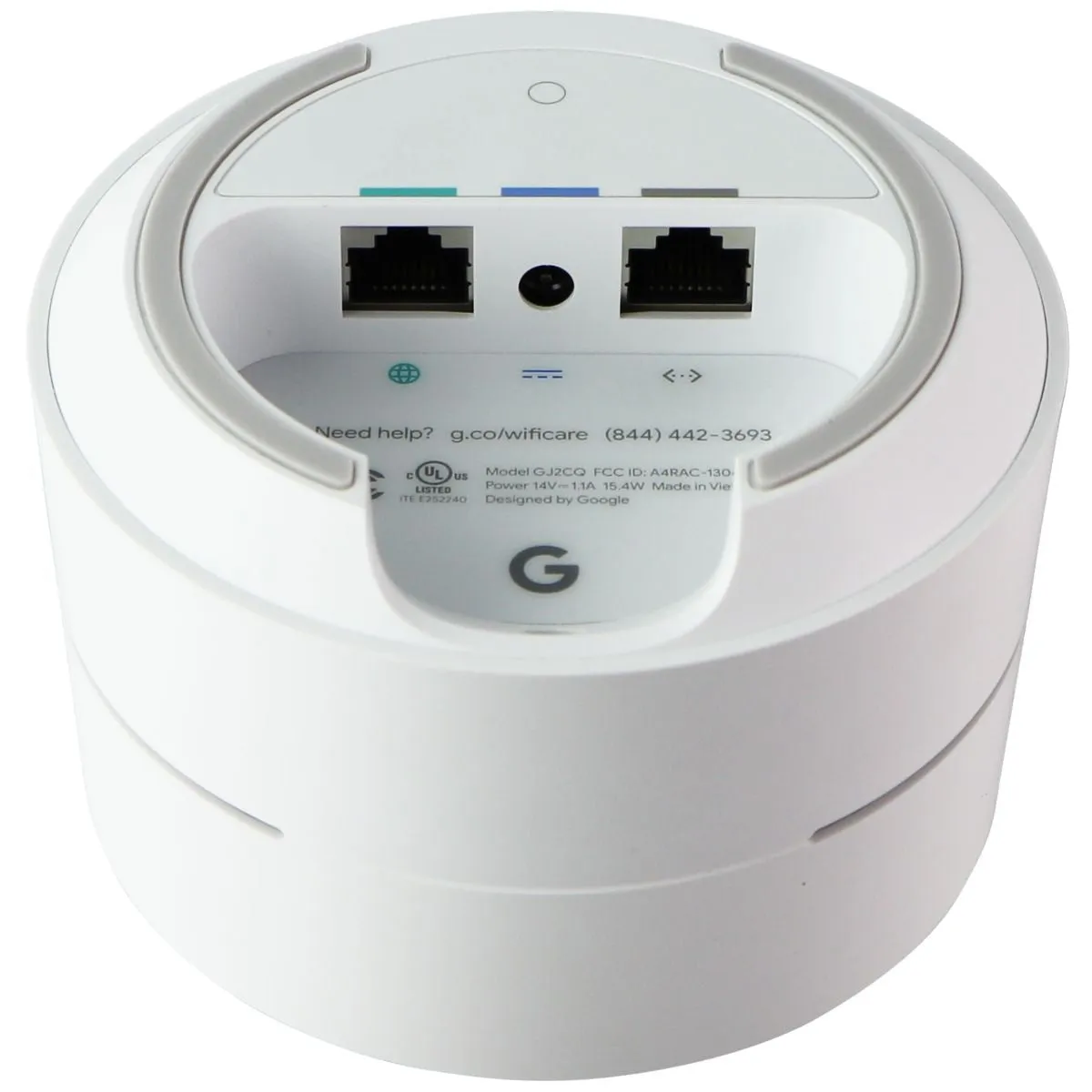 Google Wi-Fi Mesh Point Whole Home Wireless AC1200 Dual-Band Router - White