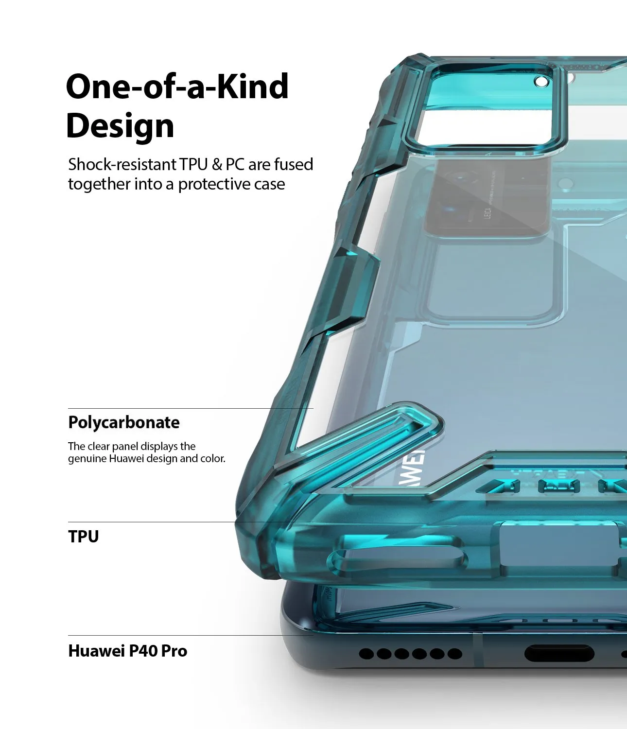 Huawei P40 Pro Case Ringke Fusion-X