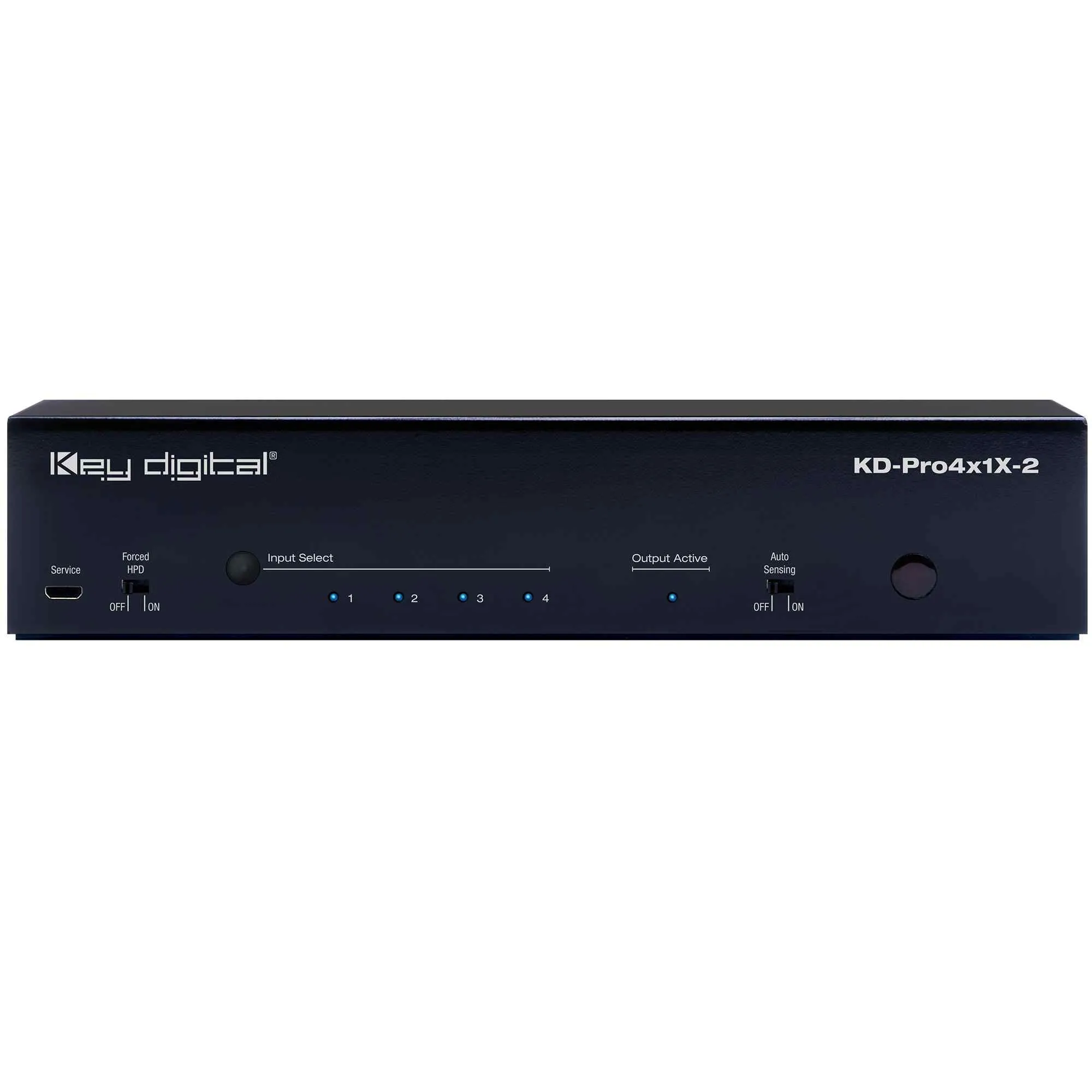 Key Digital KD-Pro4x1X-2 HDMI Switcher With De-Embedded Audio Output