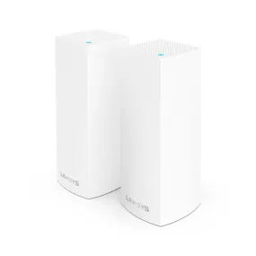 Linksys Velop Tri-Band Mesh Networking Wireless Router, 2-Pack - White