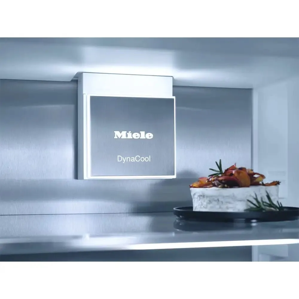 Miele KFN7764D 254 Litre Built-In Fridge Freezer Combination with FlexiLight 2.0, NoFrost & DynaCool - 55.9cm Wide