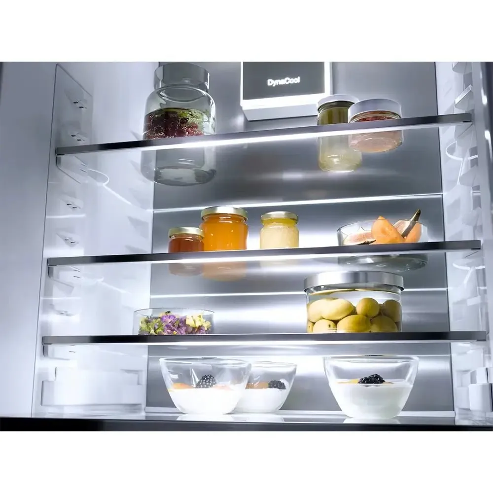 Miele KFN7764D 254 Litre Built-In Fridge Freezer Combination with FlexiLight 2.0, NoFrost & DynaCool - 55.9cm Wide