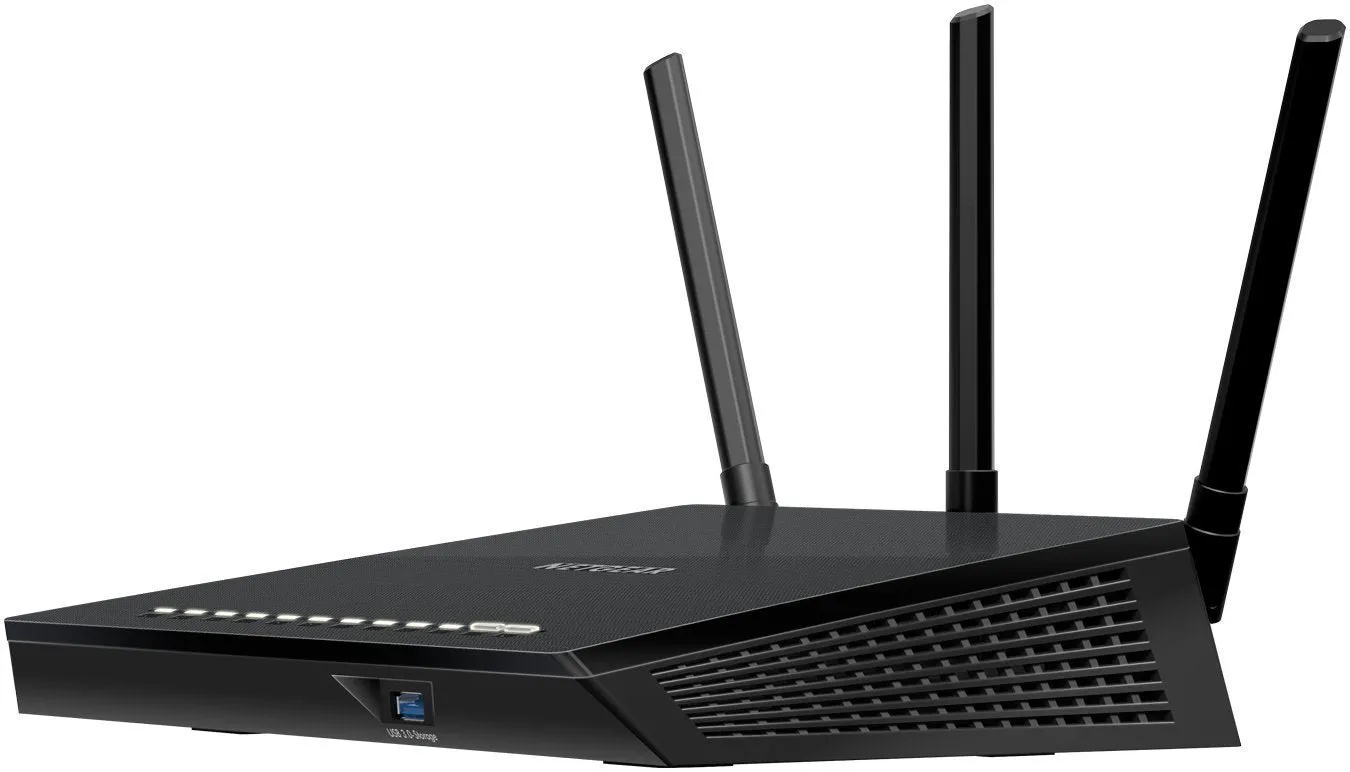 NETGEAR Smart WiFi Router with Dual Band Gigabit for Amazon Echo/Alexa - AC1750 (R6400-100NAS)