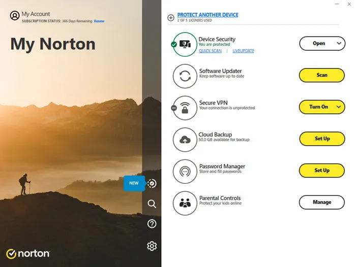 Norton 360 Deluxe 50Gb AF 1 User 5 Device 12 Months