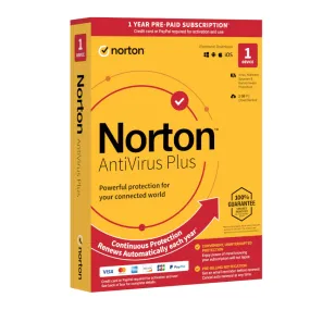 Norton Antivirus Plus 2GB 1 User Device 12 Months