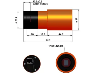 OGMA GP678C IMX678 Color Guide/Planetary Imager