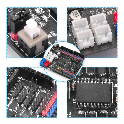 OSOYOO Breakout Board Motor Shield for Arduino Robot Car DIY