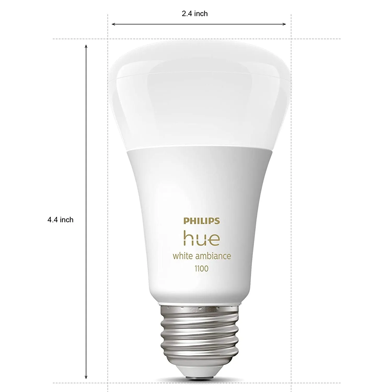 Philips Hue 563239 10.5W A19 E26 Bluetooth Smart Bulb, 1-pack