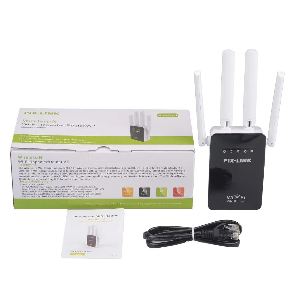 PLXTEND™ 1200Mbps FAST WiFi Range Extender Repeater Wireless Amplifier Signal Booster