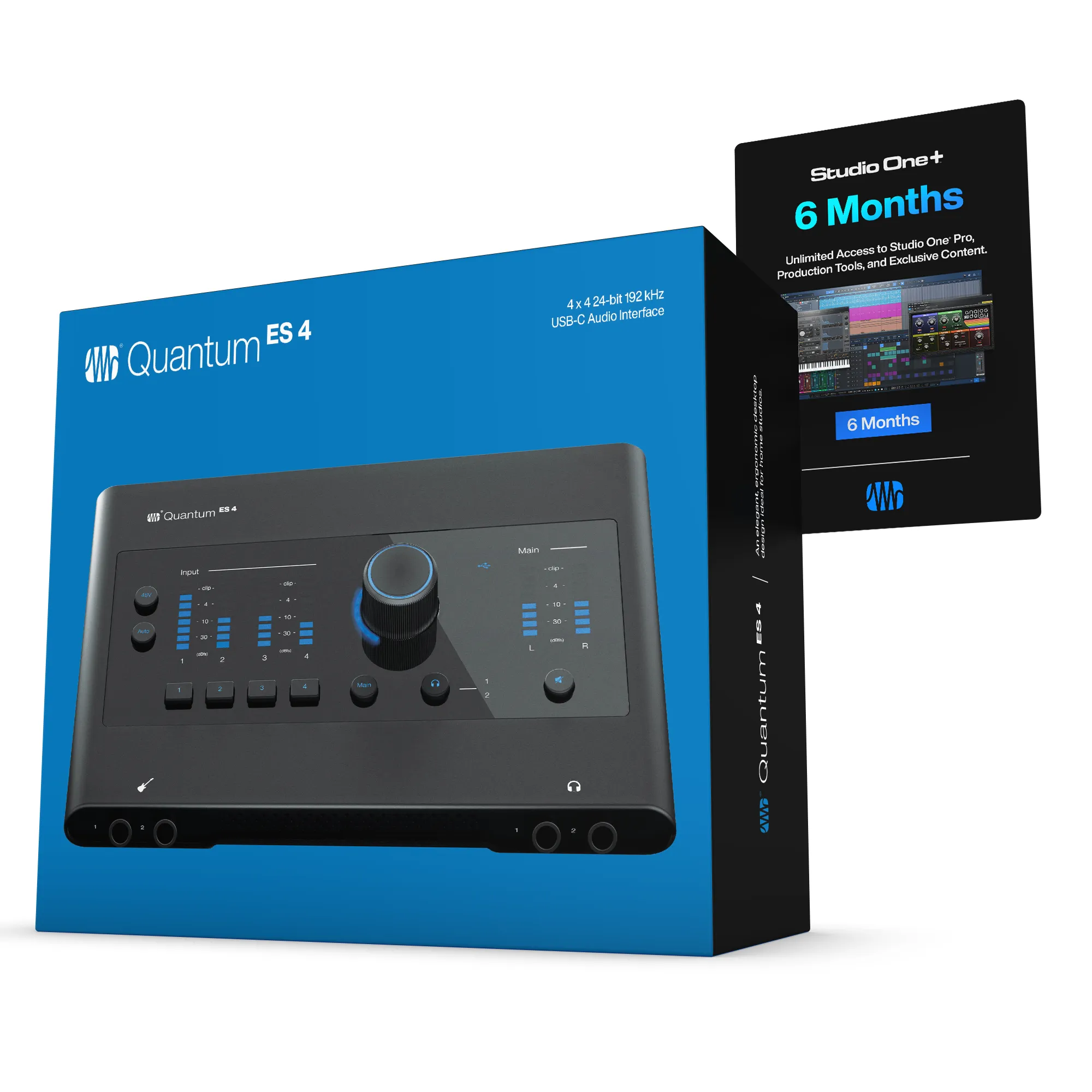 Presonus Quantum ES4 2x2, 24-bit / 192 kHz USB-C Audio Interface