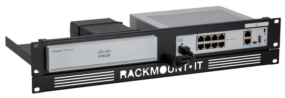 Rackmount.IT RM-CI-T8 Rack Mount Kit for Cisco Firepower 1010 / ASA 5506-X