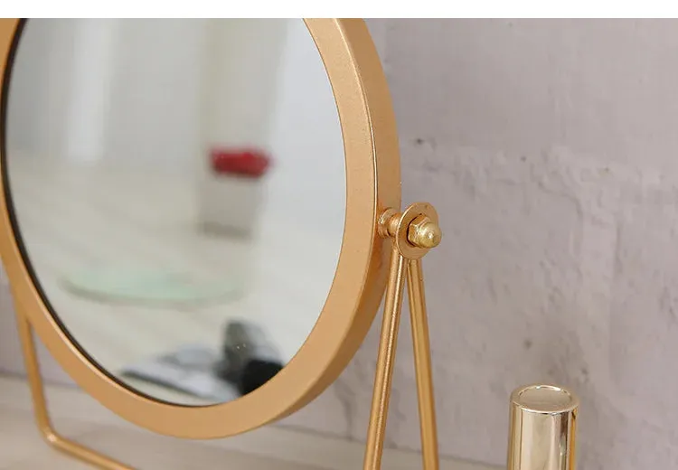 Rotatable Golden Vanity(14294) Mirror-(SA2405-157)