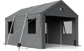 SANNWSG Carport Canopy 10x16FT Heavy Duty, Carport Canopy, Portable Car Port Garage, Car Shelter All Weather, Grey