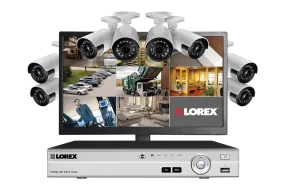 Security System with 8 HD 1080p Ultra-Wide 160