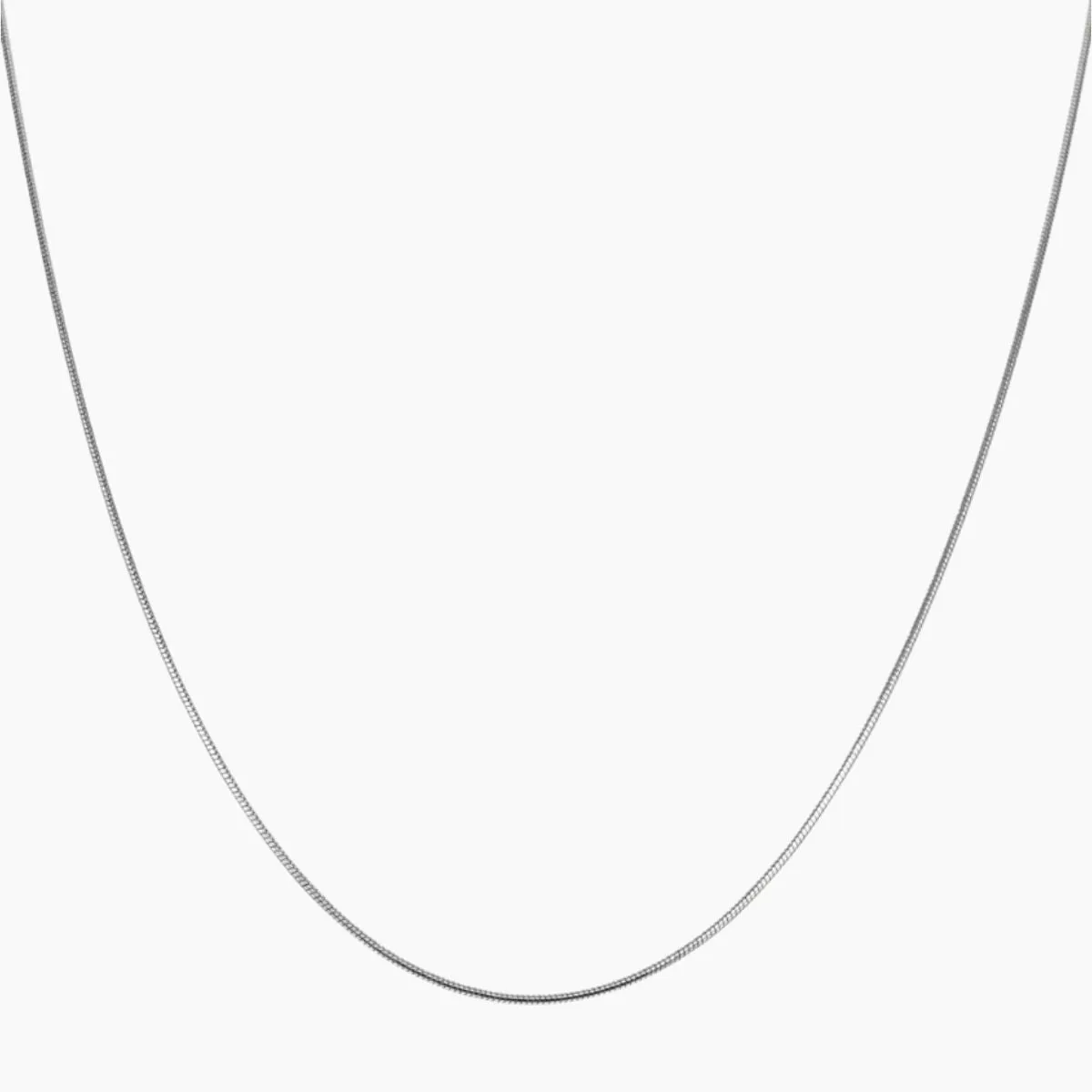 Sterling Silver Snake Chain 025 Gauge (17"   3" extender)