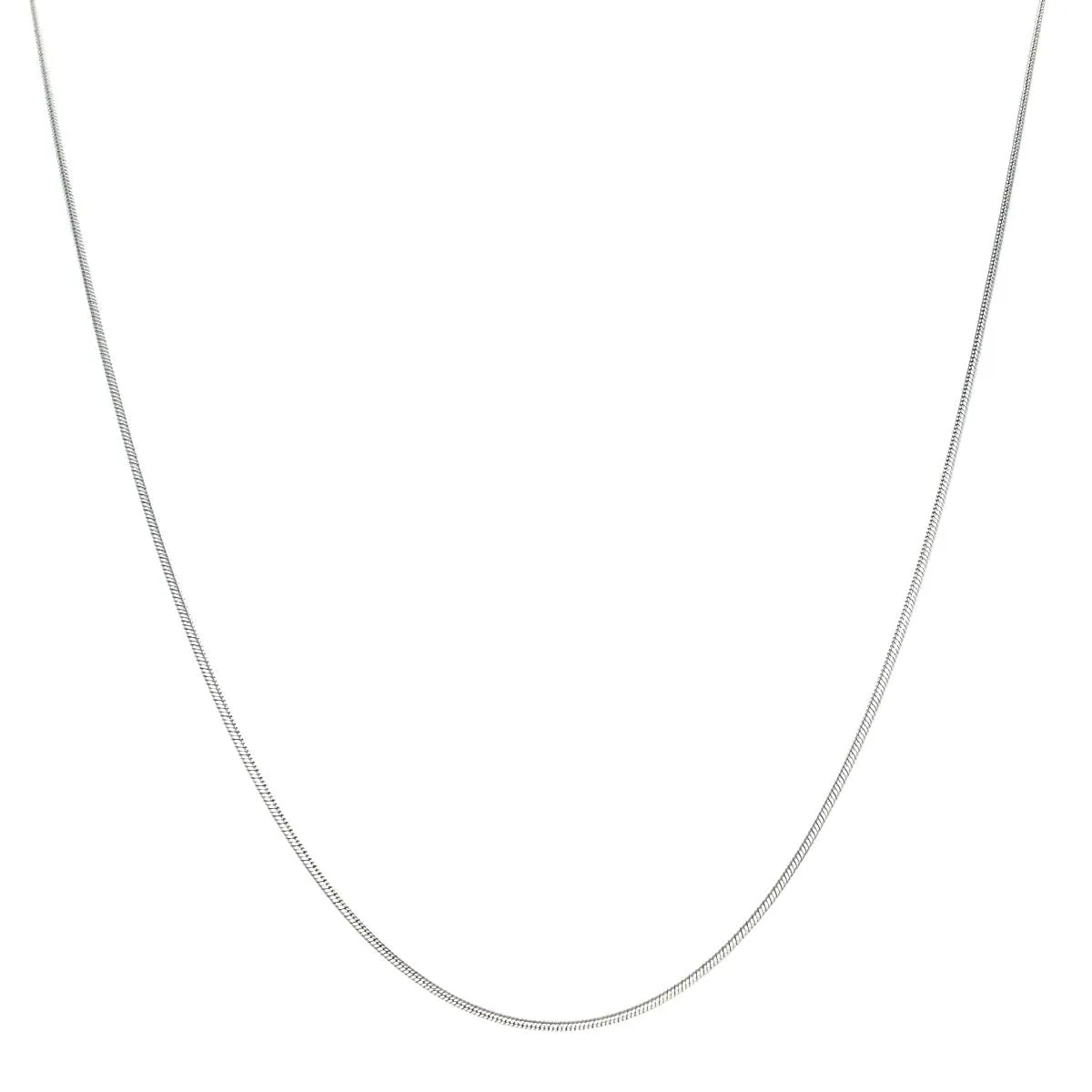 Sterling Silver Snake Chain 025 Gauge (17"   3" extender)