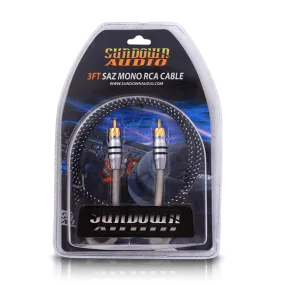 Sundown Audio SAZ1-3FT Mono Channel RCA Interconnects