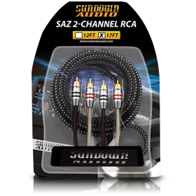 Sundown Audio SAZ4-17FT SAZ 4-Channel RCA Interconnects