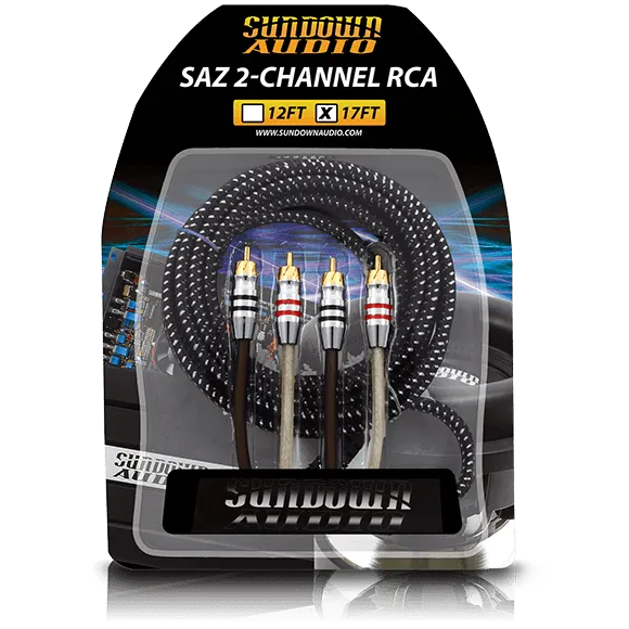 Sundown Audio SAZ4-17FT SAZ 4-Channel RCA Interconnects