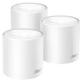 TP Link AX1500 Whole Home Mesh Wi-Fi 6 System - White | DECO X1500(3-PACK)