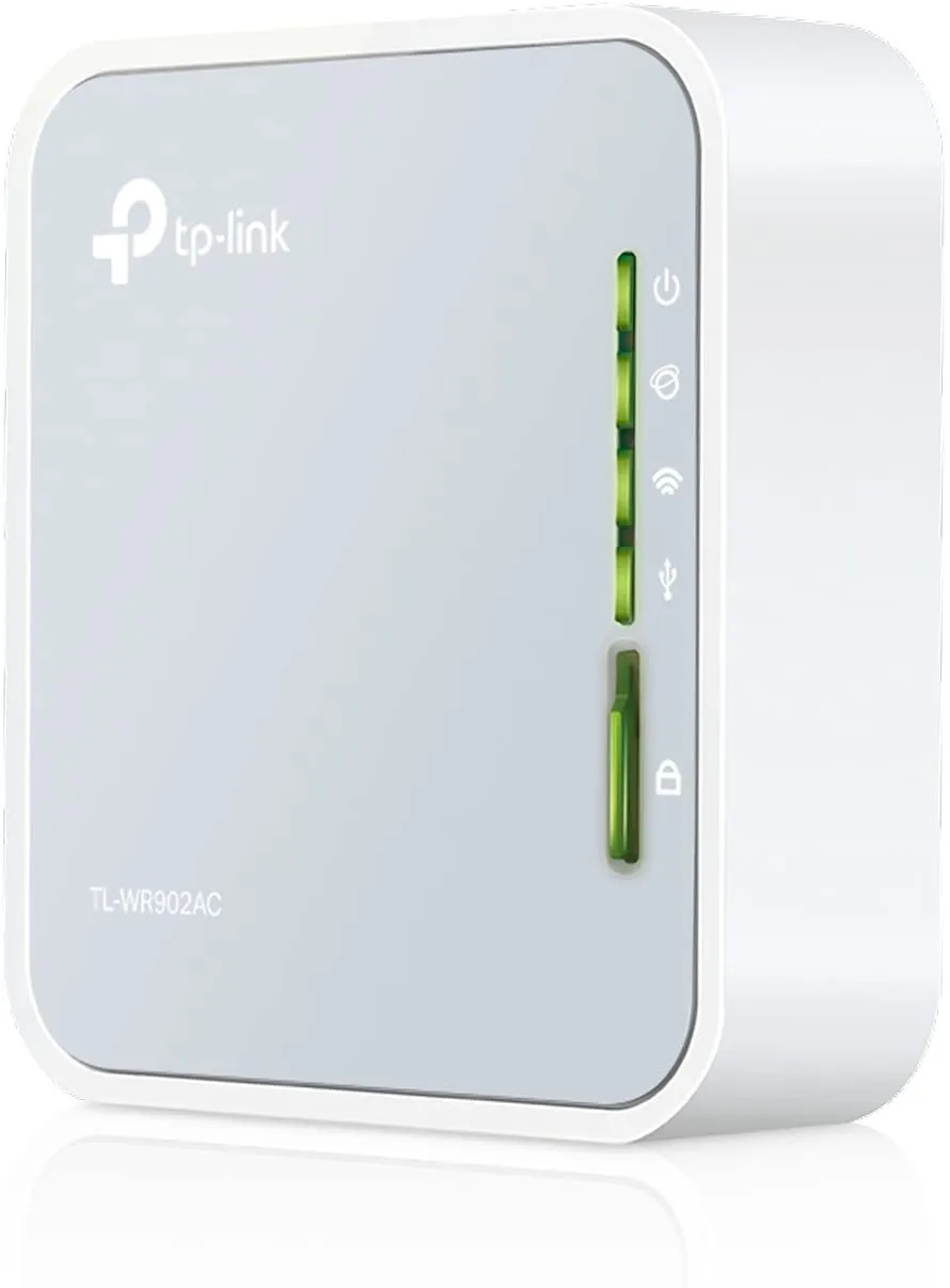 TP-LINK (TL-WR902AC) AC750 (433 300) Wireless Dual Band Travel Router, 3G/4G, USB