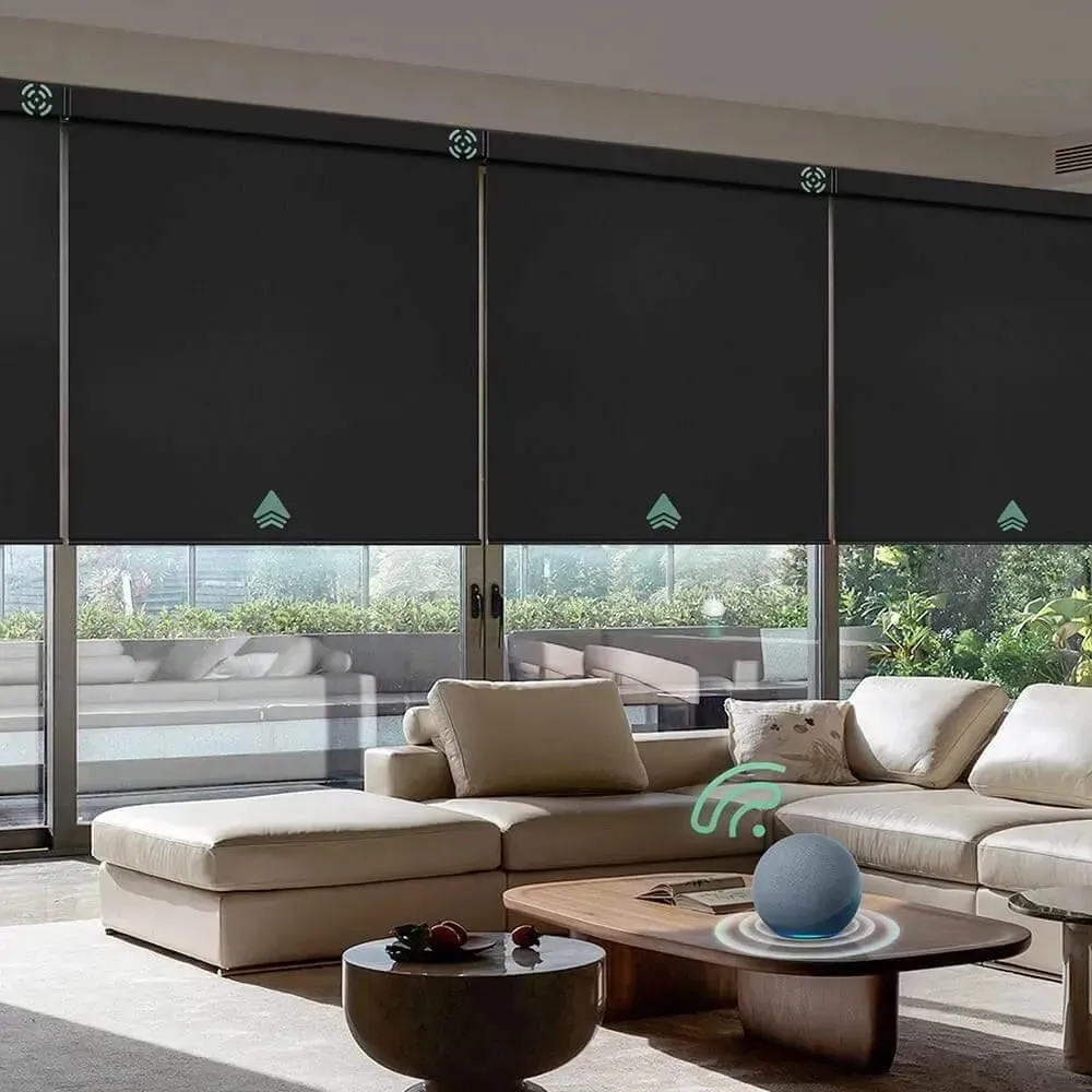 Yoolax Motorized Roller Shades 100% Blackout