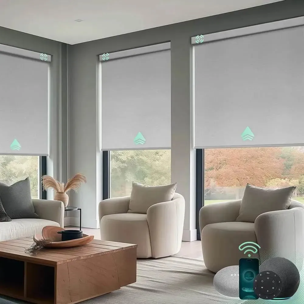 Yoolax Motorized Roller Shades 100% Blackout