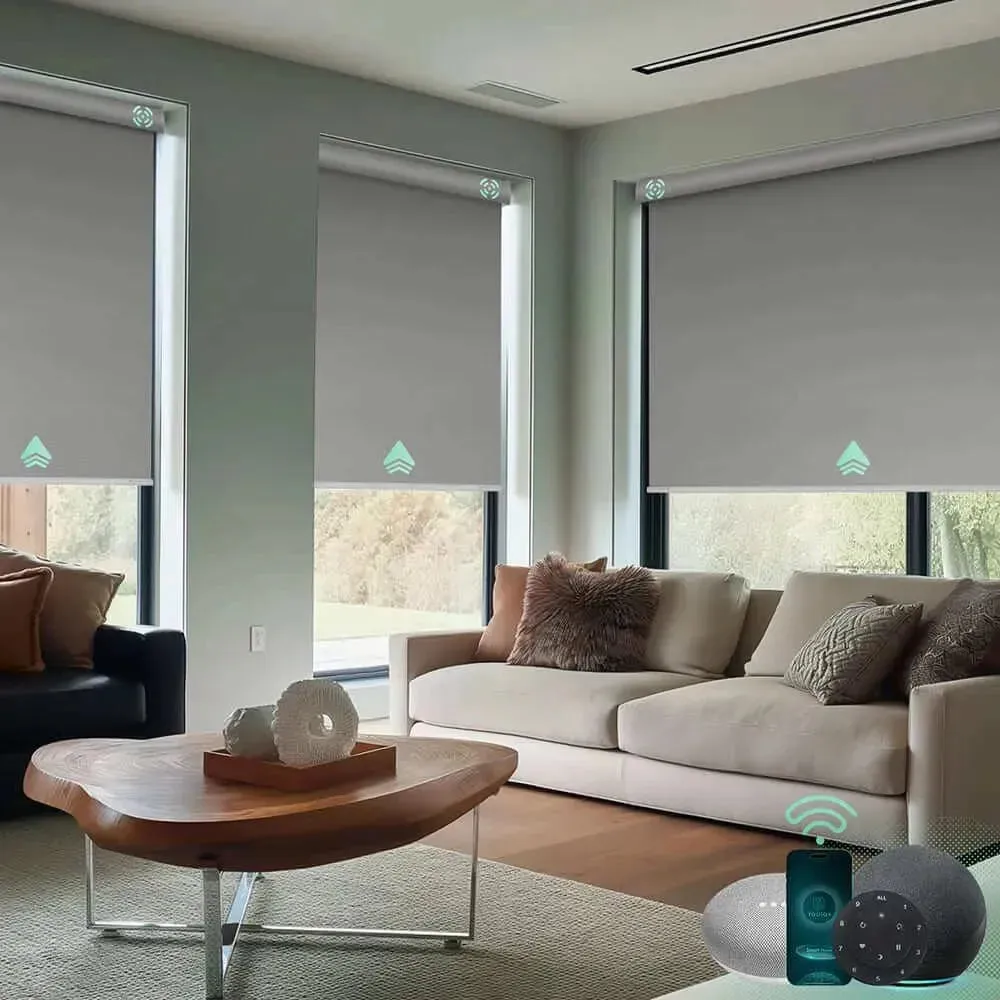 Yoolax Motorized Roller Shades 100% Blackout