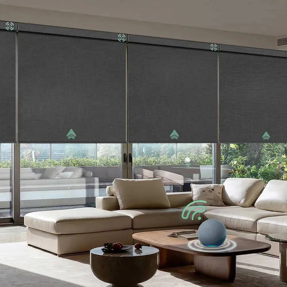 Yoolax Motorized Roller Shades 100% Blackout